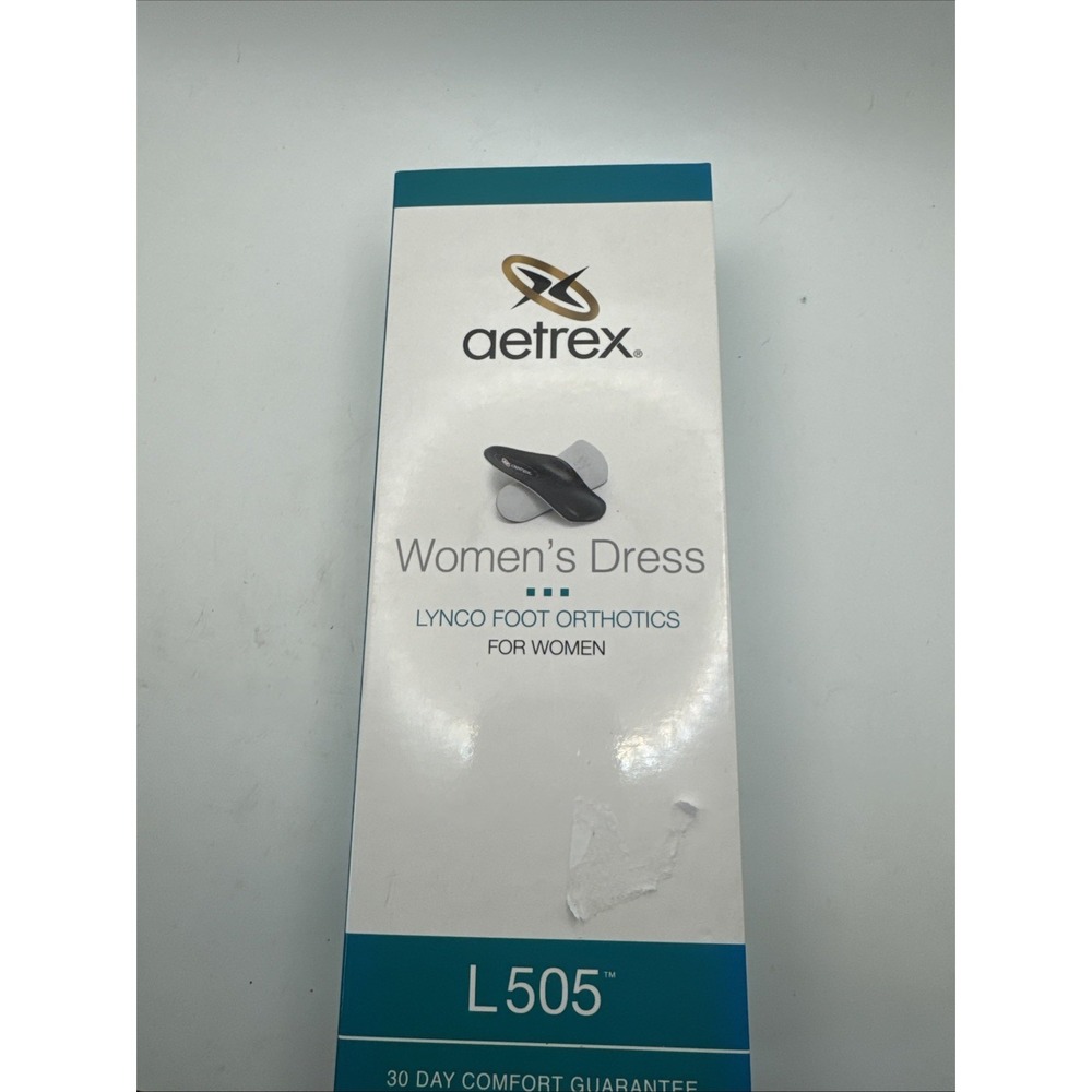Aetrex Lynco Foot Orthotics Insoles For Women Dress Shoes Model L505 Size 7